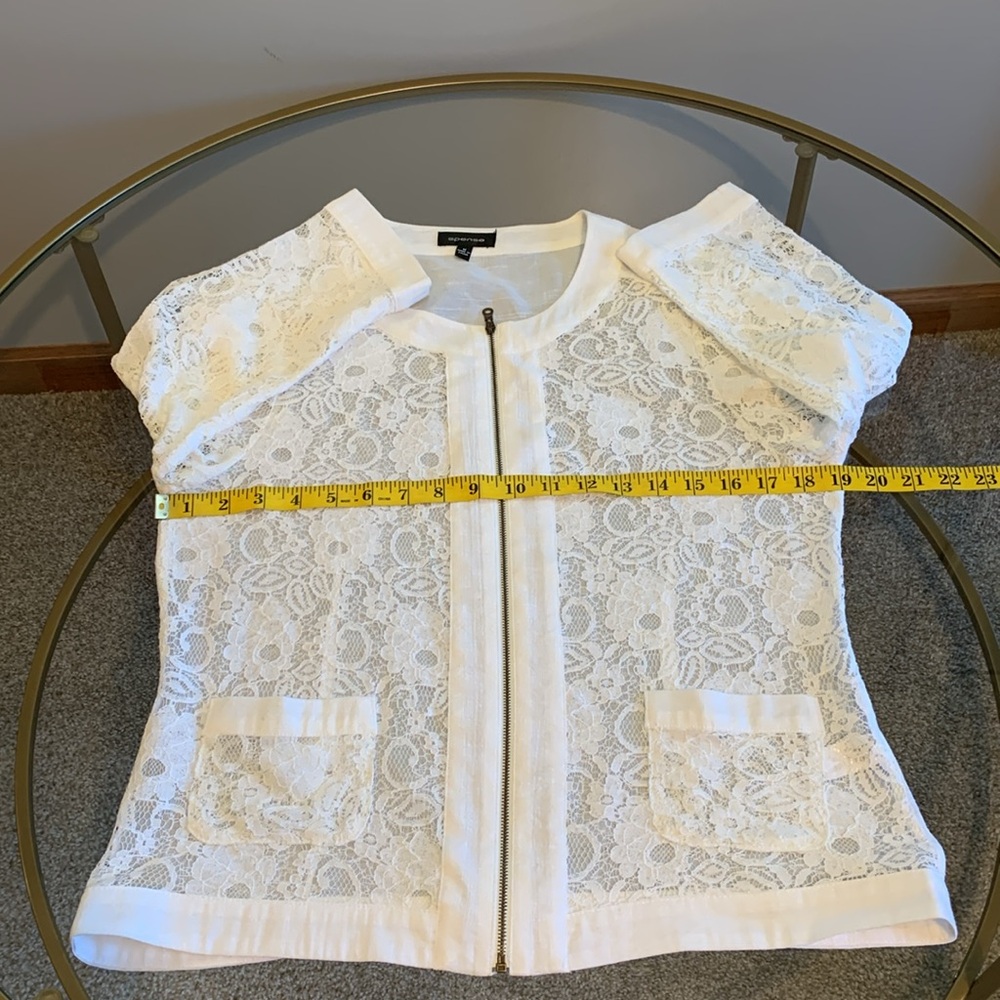 Spense Lace Jacket Size M - Picture 10 of 16